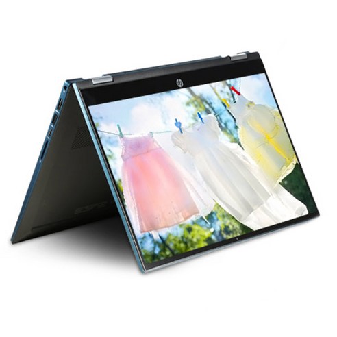 HP 파빌리온 x360 14 Forest Teal 노트북 dw1053TU i7-1165GT-투인원 2in1 노트북은 태블릿, 노트북의 합작